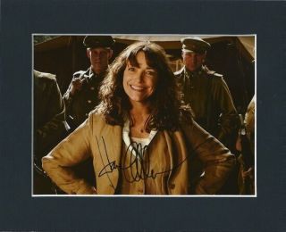 Karen Allen Raiders Of The Lost Ark Orig Hand Signed Mounted Autograph Photo