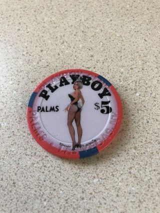 $5 Las Vegas Palms Playboy Club Casino Chip - Ltd.  3000