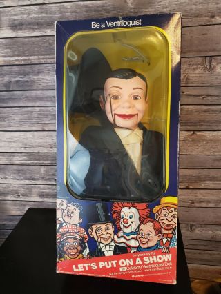 Vintage Charlie Mccarthy Ventriloquist Dummy Puppet Goldberger Doll 30 " Slappy