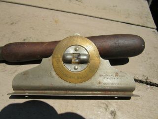 Vintage Universal All Angle Level brass dial 2
