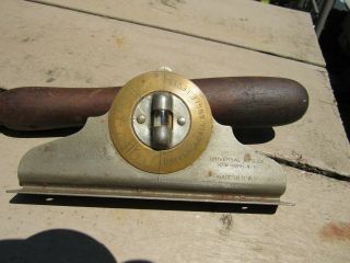 Vintage Universal All Angle Level brass dial 3