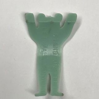 Cracker Jack Bear Somersaulter Toy Prize - 1960 ' s - Flips - Plastic Vintage 2