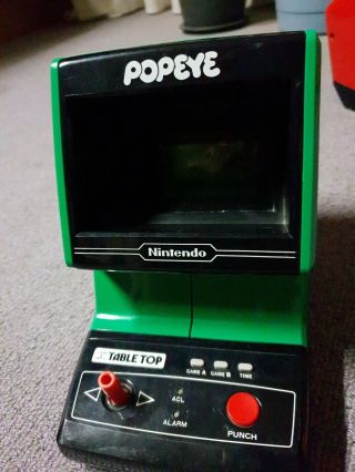 Nintendo game and watch popeye vintage tabletop 2