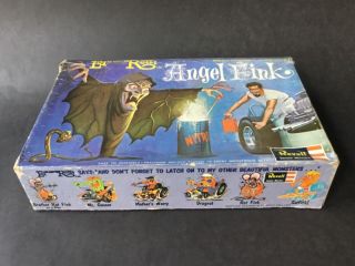 1964 Ed Big Daddy Roth Angel Fink Revell Model Kit Complete In Vintage 1964 Box