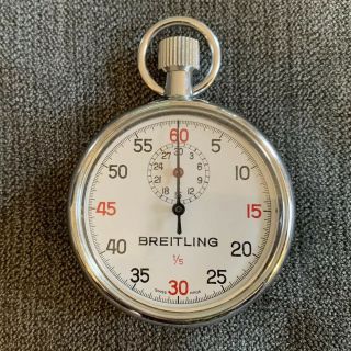 Vintage Breitling Chronograph Stopwatch 1/5 Second —,  Runs Perfectly