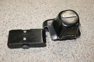 Vintage Canon Ftb Ql Or Ft 35mm Black Camera Cover Leather Case Fitted