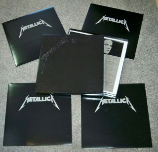 Metallica Black Album Limited Edition - 4 X Vinyl 45 Rpm,  180 Gram,  2008 Box Set