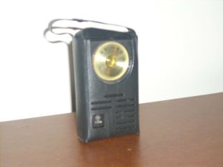 Vintage Ge Portable Transistor Radio With Carrying Case