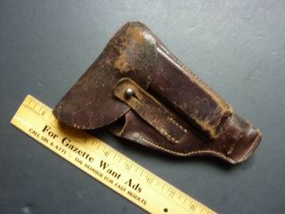 Wwi 1916 Dated German Holster For M.  1910 Pistol
