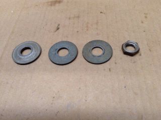 Vintage Delta Milwaukee Table Saw Nut And Washers For Arbor 5/8 " Dms - 18