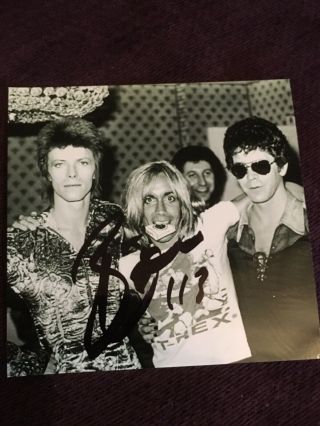 David Bowie Hand Signed Photo Autograph Stocking Filler ?