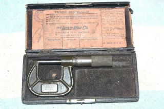 Lufkin 1811 Micrometer 0 - 1 Inch Outside Quality Vintage Usa Tool