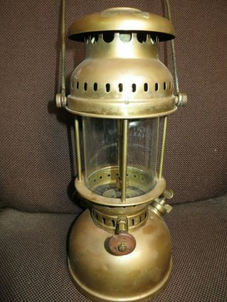 vintage optimus little 200 cp brass lantern 2