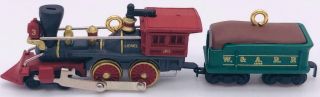 2002 Steam Locomotive and Tender Hallmark Miniature Ornament Lionel Trains 2