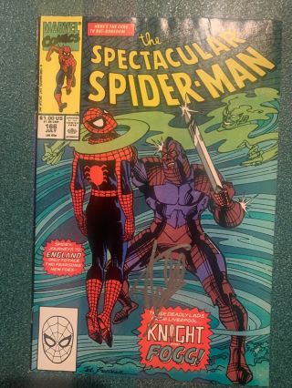 Marvel Spectacular Spider - Man 166 Stan Lee Signed Autograph