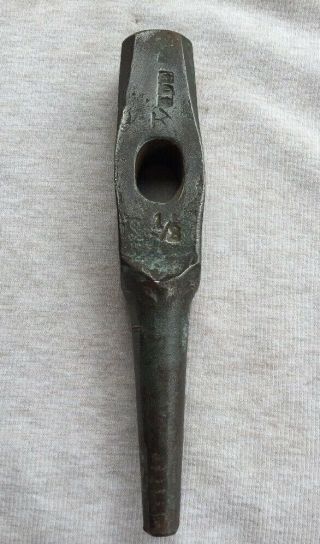 Vintage Woodings 1/2 " Round Drift Pin Punch Hammer Head Blacksmith Forging Tool