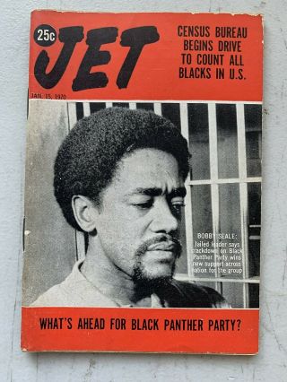 Jet 1970 Vintage Black Panther Bobby Seale