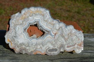 Rol Crazy Lace Agate,  Chihuahua,  Mexico,  Polished Slab,  Full Fortification