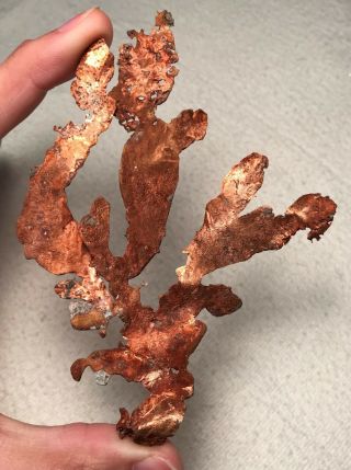 Leaf Copper - Connecticute Mine F053 Michigan Crystal Mineral Specimen