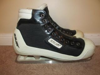 Vtg Size 8 Or 9d Bauer Supreme Goalie Hockey Skates