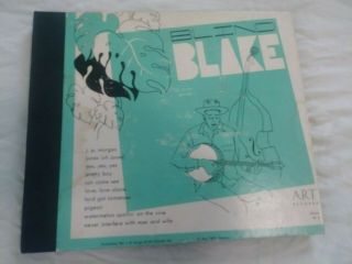 Blind Blake Bahamian Blues 78 Rpm Set Of 10 Songs (5 Records) Art Al - 3