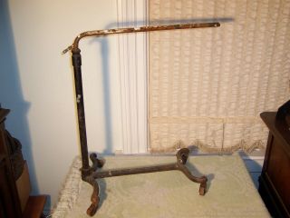 Antique Adjustable Hospital Bed Drafting Table Base Industrial Cast Iron 1 Or 2