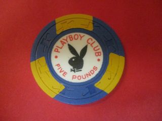 Playboy London Casino 5 Pounds Casino Chip