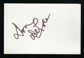 Don Defore Signed Autograph 4 " X6 " Card The Adventures Of Ozzie & Harriet