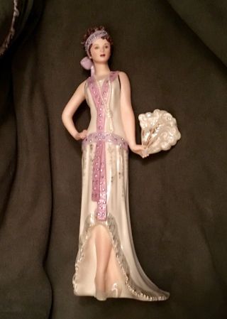 Lenox Flapper All Night Jazz Figurine Dancer Feather Plume Jeweled 3