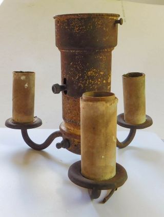 Vintage 4 Lights 3 Arm Floor Lamp Part Mogul Socket