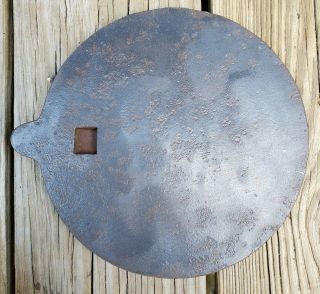 Vintage Antique Cast Iron Wood Stove Burner/lid/cover 8 1/4 " Wide