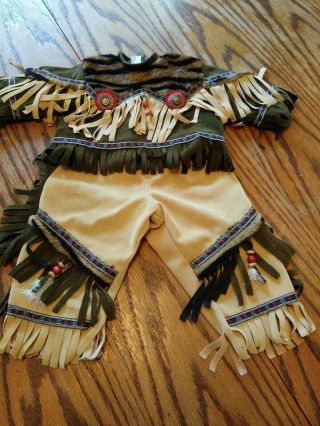 Doll Clothes 18 " Dress Native American Indian Fits Boy Or Girl