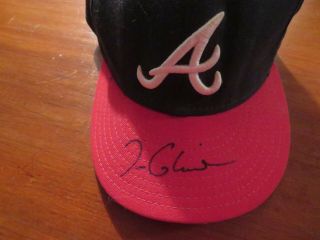 Signed Autographed Atlanta Braves Game Style Hat - Tom Glavine Hof