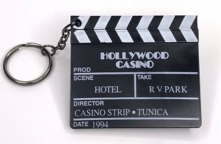 Hollywood Casino & Rv Park Hotel Tunica Mississippi Movie Clapperboard Keychain