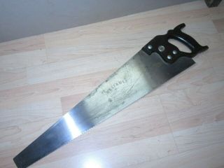 Vintage Hand Saw E C Atkins No.  58 Reliable Special Steel Strong Mark 8 Tpi