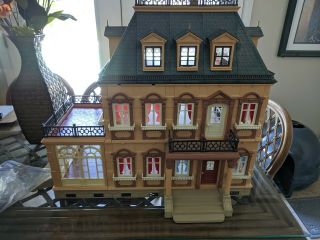 Vtg 1989 Playmobil Victorian Mansion Dollhouse 5300