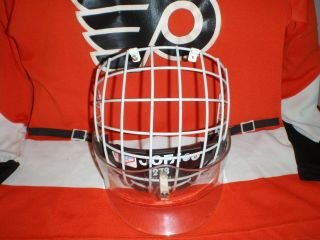 Vintage Jofa 278 Hockey Senior Cage Goalie Mask With Dangler Exc