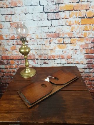 Victorian Sliding Mahogany Book Stand