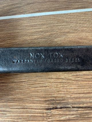 Vintage Nox Tox Bridgeport Crate Hammer Nail Puller Pry Bar 2