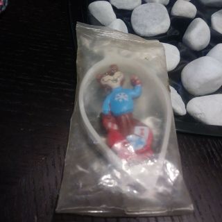 1995 Sugar Bear Christmas Ornament - Post Golden Crisp Cereal Prize Toy Mip