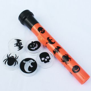 Halloween Projection Small Flashlight Halloween Gift Atmosphere Props For Kids