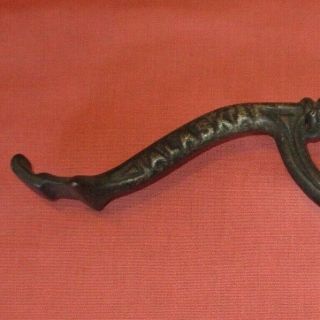 Antique ALASKA spring handle lid lifter for cook stove parlor stove wood stove 3