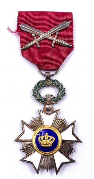 Belgium : Military Knight Of The Order Of The Crown