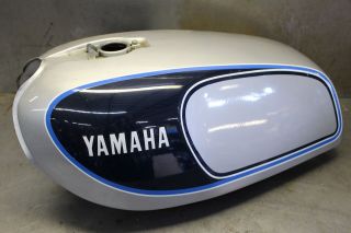 Yamaha Xs750 Gas Tank Fuel 1j7 - 24110 - 00 - 01 Crystal Silver Vintage Cafe