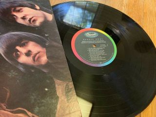 1965 The Beatles Rubber Soul Lp Vinyl Album Capitol ‎records Mono T 2442