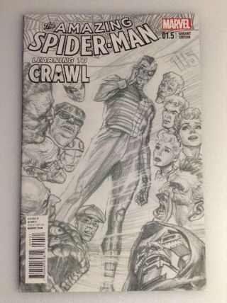The Spider - Man 1.  5 Sketch 1:200 Alex Ross Variant