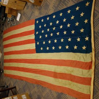 Vintage 45 Star United States Of America Flag Large 5.  5 
