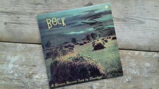 Beck - A Western Harvest Field By Moonlight 10 " Vinyl Lp Signed Autograph