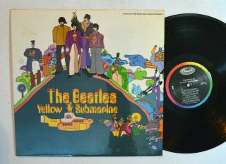 Rock Lp - The Beatles - Yellow Submarine In Shrink Sw - 153 Capitol Src M -