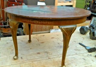 Vintage Chinoiserie Coffee Table by Northampton Cabinet Co Circa 1955 2